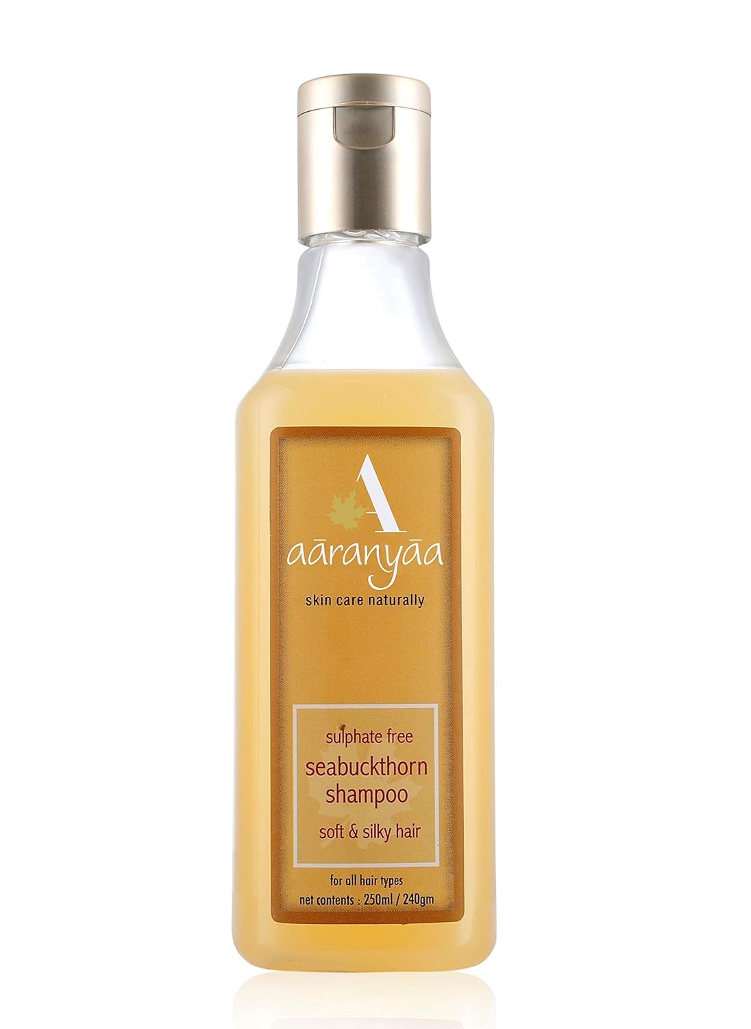Aaranyaa Seabuckthorn Shampoo (250 ml) Anti Hair Fall | Anti Dandruff | Repair Damage and Weak Hair | Long and Shine Hair Growth | Sulphate Free Shampoo