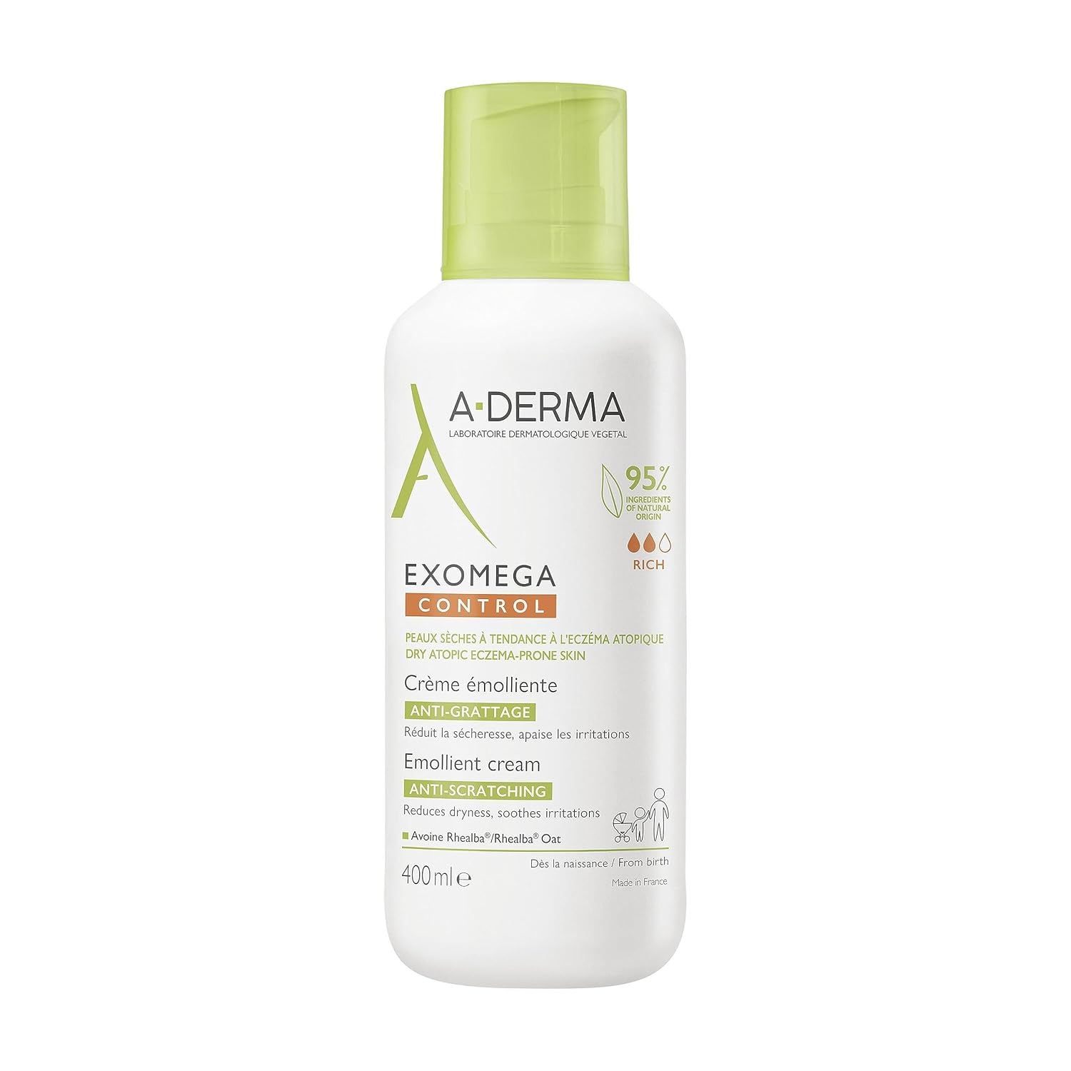 Aderma Exomega Emollient Cream, 400ml