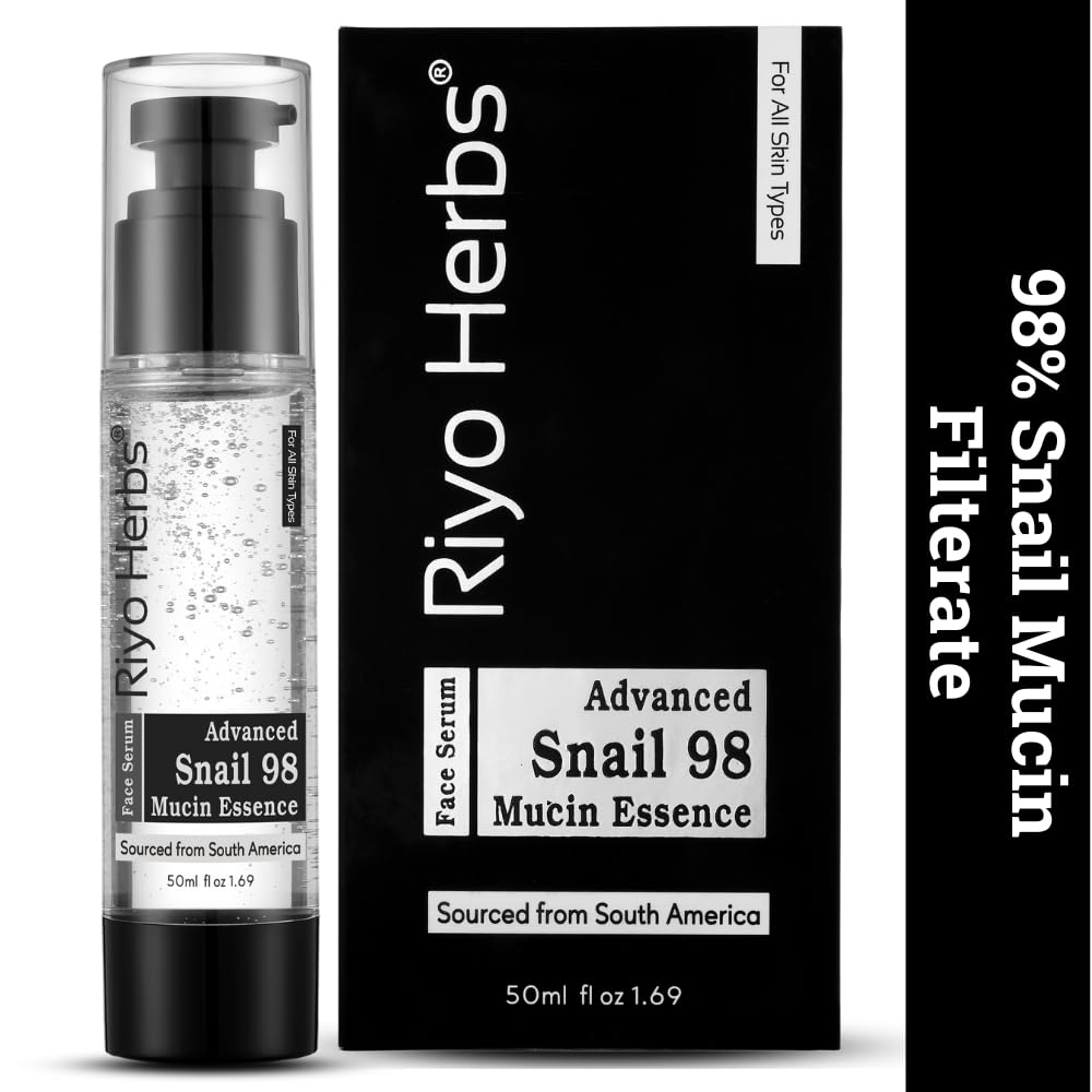 Advanced Snail Mucin 98 Essence Serum 50ml | Enrich with Hyaluronic Acid and Lactic Acid For Glowing & Hydrating Skin | Korean Skincare