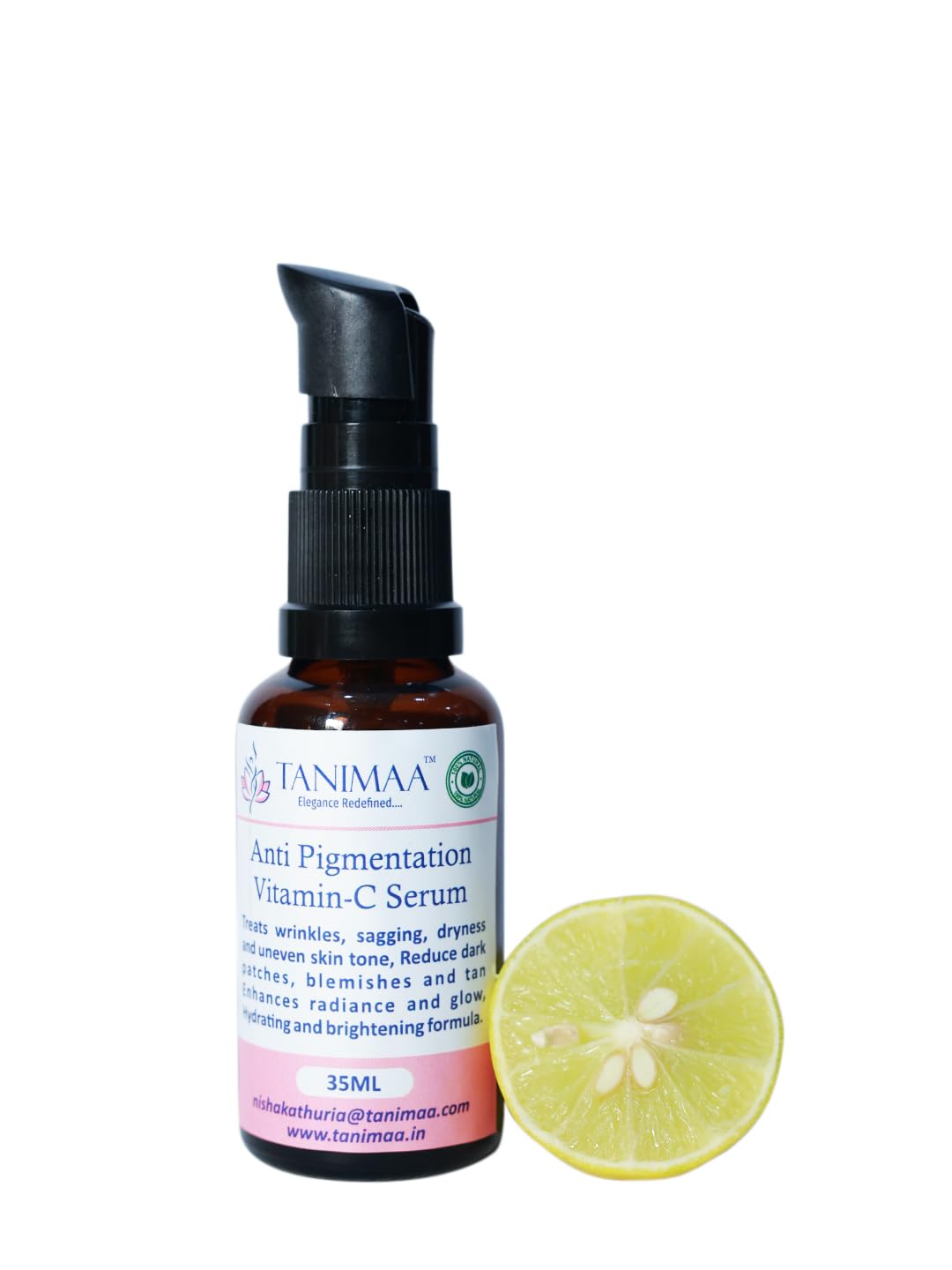 Anti Pigmentation Vitamin C Face Serum - 35ml | Brightening & Skin Tone Evenness | Reduces Dark Spots, Hyperpigmentation, Fine Lines | Hydrating & Antioxidant Rich Serum for Glowing Skin