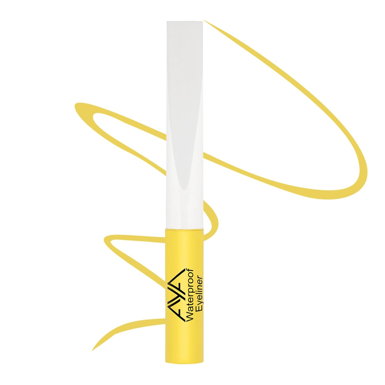 AYA Waterproof Eyeliner 5 ml, Lemon Yellow, Eye-catching Yellow Eyeliner, Easy Application, Matte Finish, Waterproof, Long Lasting, Smudge Proof eyeliner For Eye Makeup