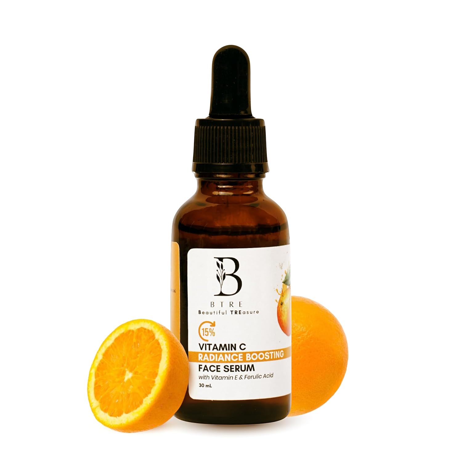 BTre Vitamin C Radiance Boosting Face Serum For Luminous, Hydrated, and Youthful For Glowing Skin_30ml