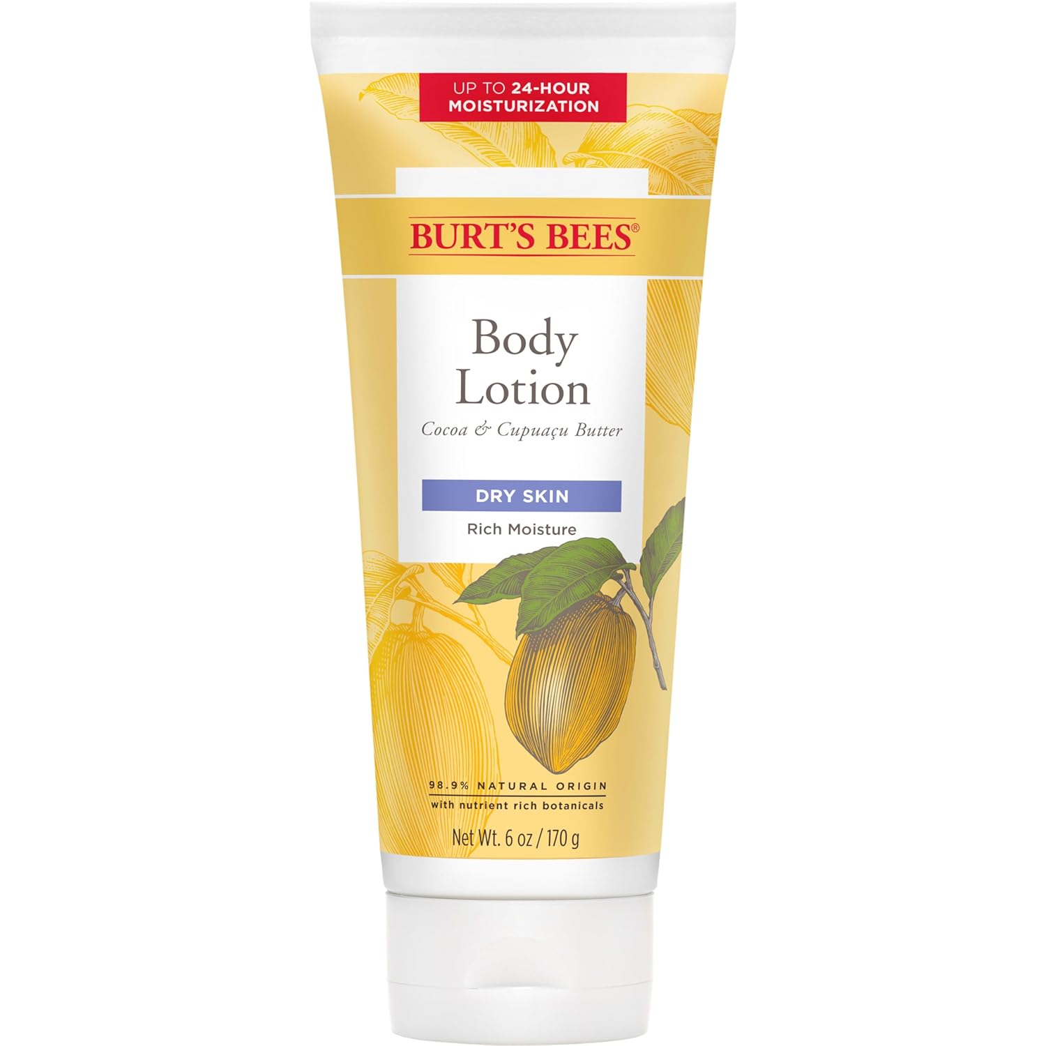Burt's Bees Richly Replenishing Cocoa & Cupuacu Butters Body Lotion 6 Ounce