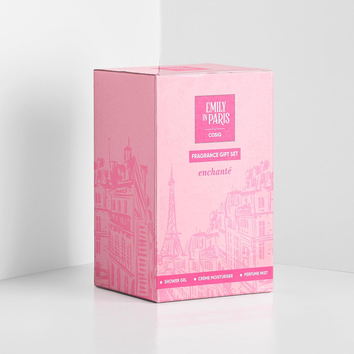 Cos-IQ Emily in Paris Luxury Bath & Body Care Set | Rakhi Special Gift | Body Mist, Shower Gel & Moisturizer | Floral Woody Musk | Perfect Gift for Sister, Girlfriend & Wife | Pack of 3