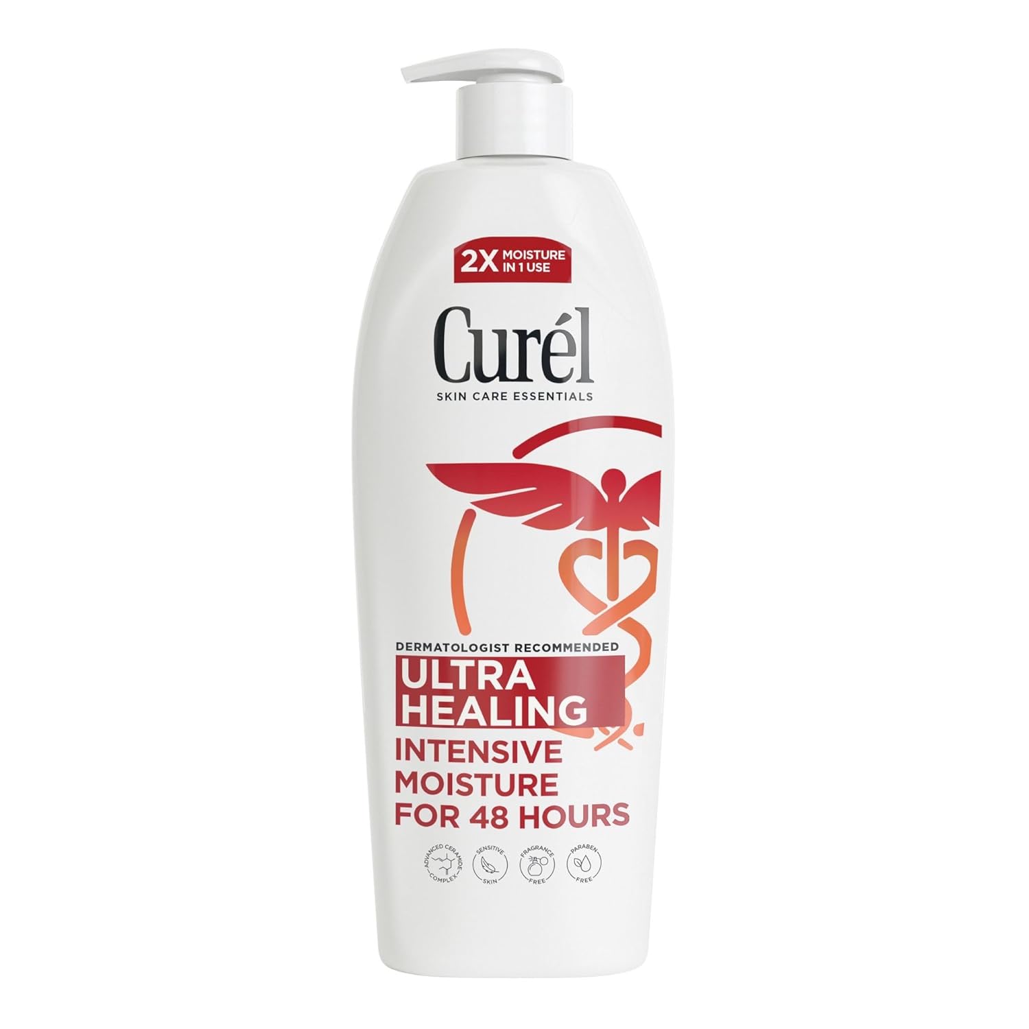 Curel Ultra Healing Body Lotion for Very Dry Sensitive Skin, Ceramide Barrier Care, 591 ml