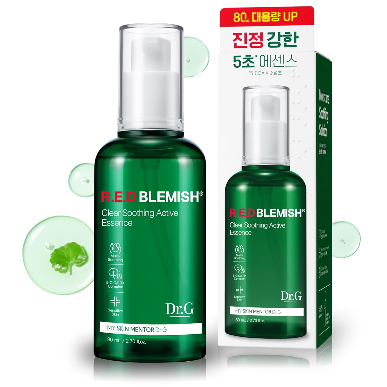 Dr.G RED Blemish Clear Soothing Active Essence, 80ml - Korean Skincare, K Beauty, Skin Care