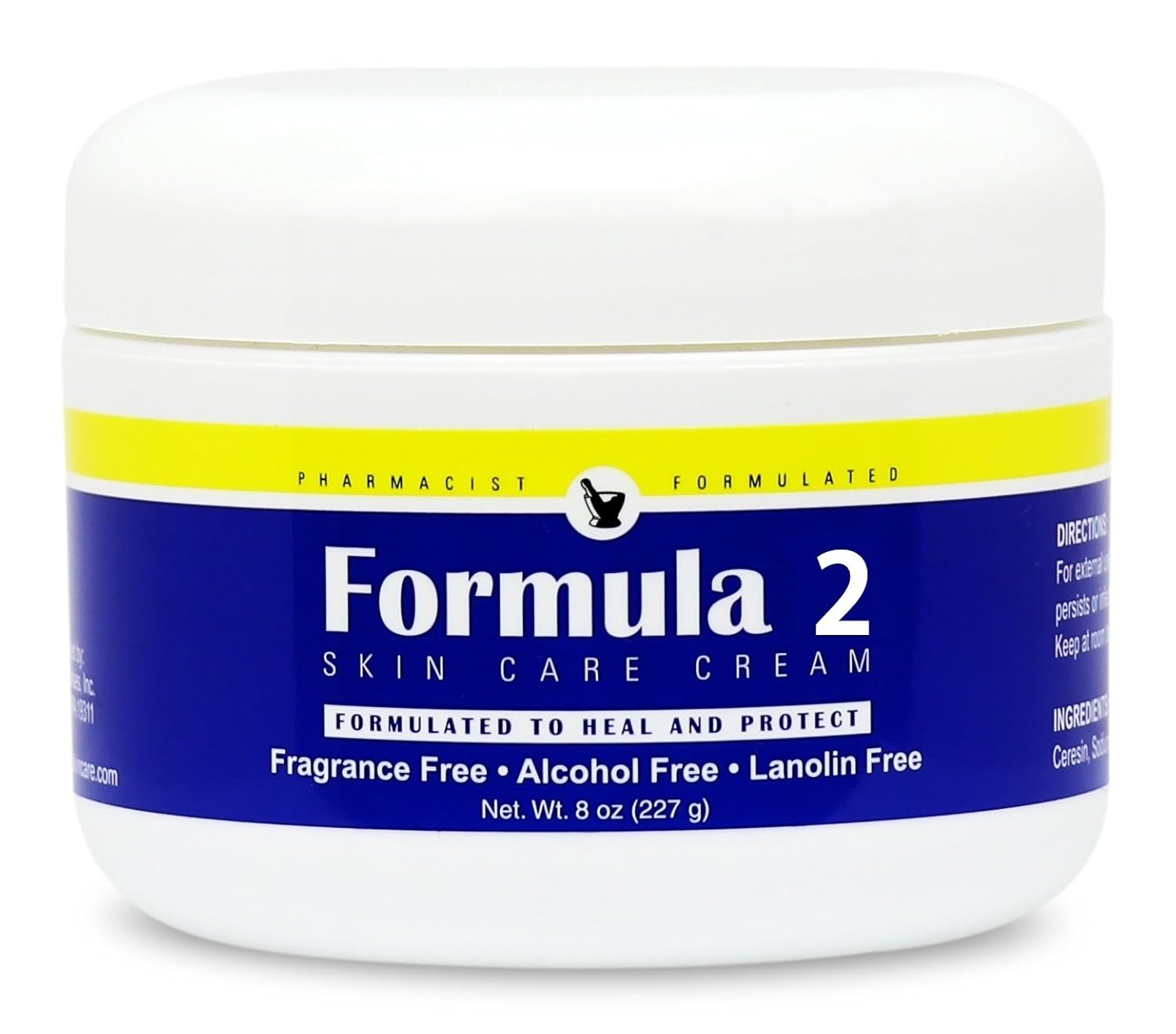 Formula 2 Skin Care Cream 8oz jar AD