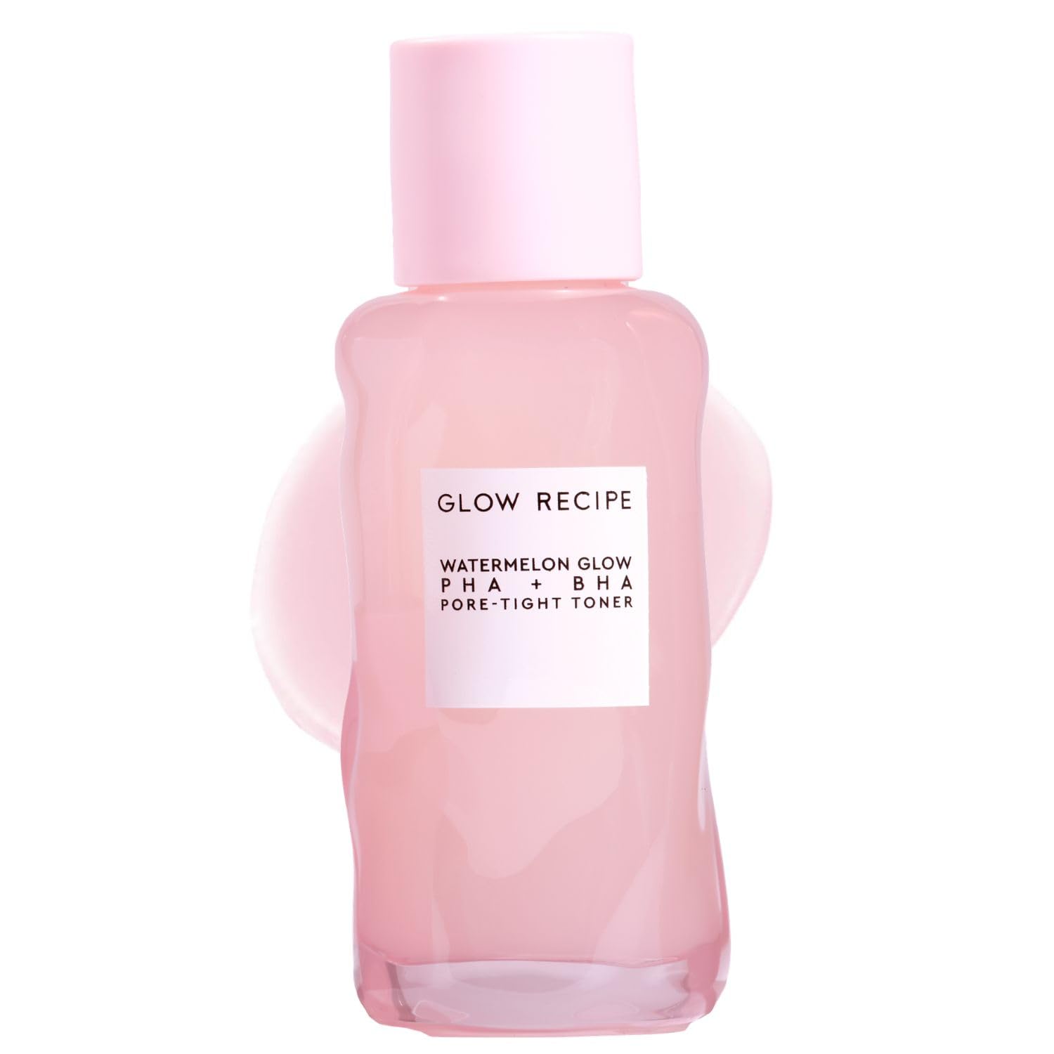 Glow Recipe PHA + BHA Face Toner - Skin Care Toner, Pore Minimizer & Gentle Face Exfoliant - Exfoliating, Soothing, Tightening & Hydrating with Hyaluronic Acid & Watermelon (40ml) (Mini)