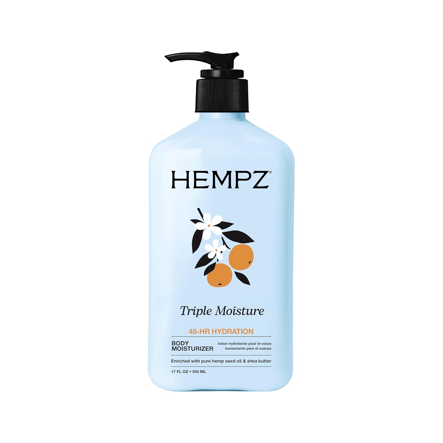 Hempz Triple Moisture Herbal Whipped Body Creme, 17 Fluid Ounce