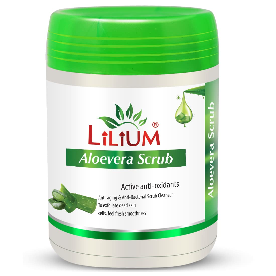 Lilium Active Anti-Oxidants Aloe Vera Scrub 900GM