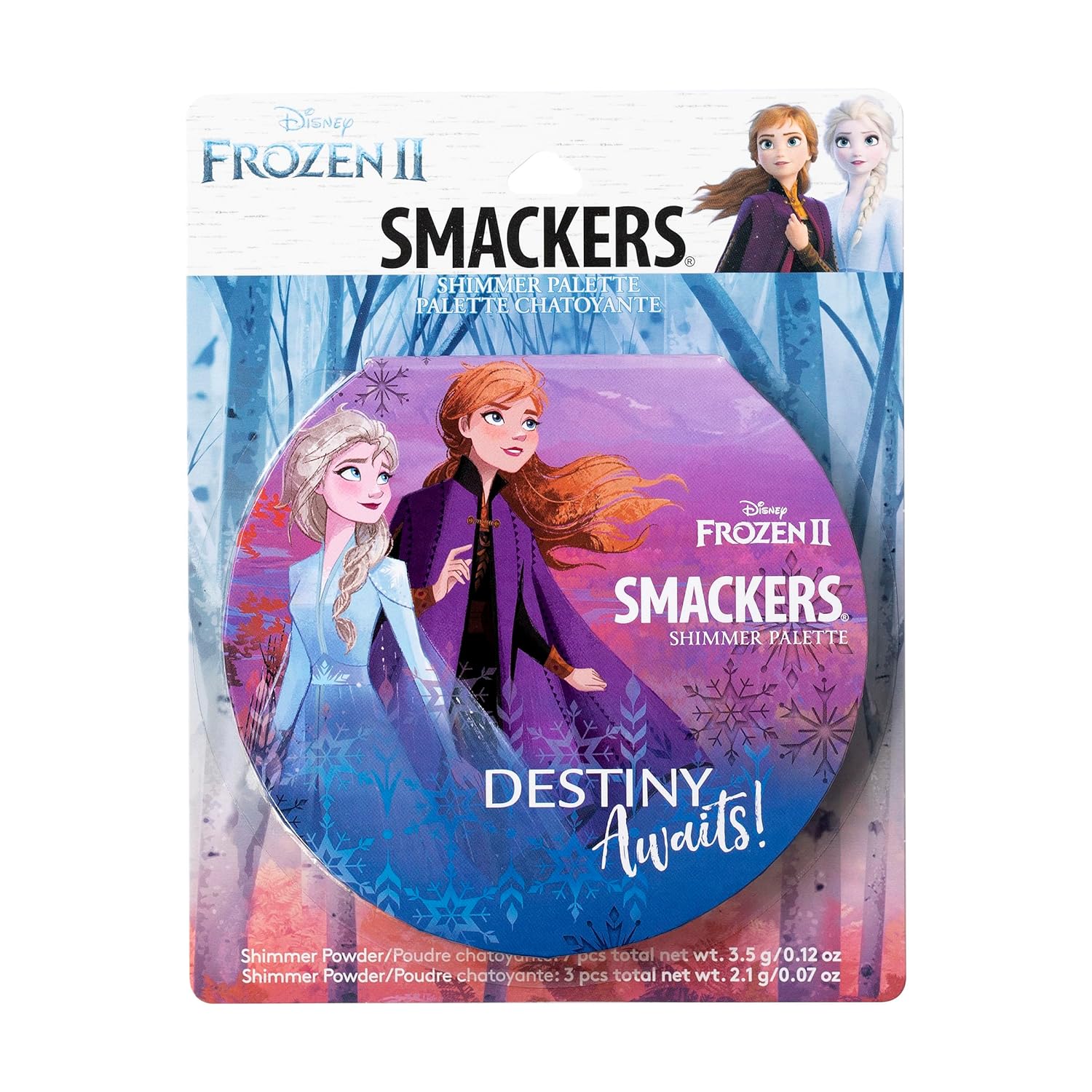 Lip Smacker Frozen II Glitter Makeup Palette, Eyeshadow and Blush