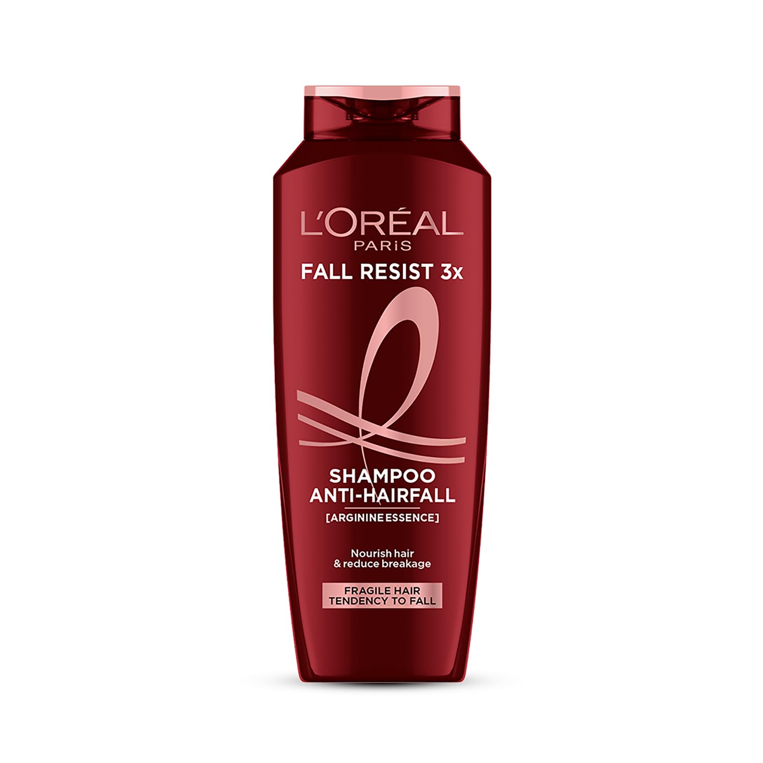 L'Oreal Paris Anti-Hair Fall Shampoo, Reinforcing & Nourishing for Hair Growth, For Thinning & Hair Loss, With Arginine Essence and Salicylic Acid, Fall Resist 3X, 340ml