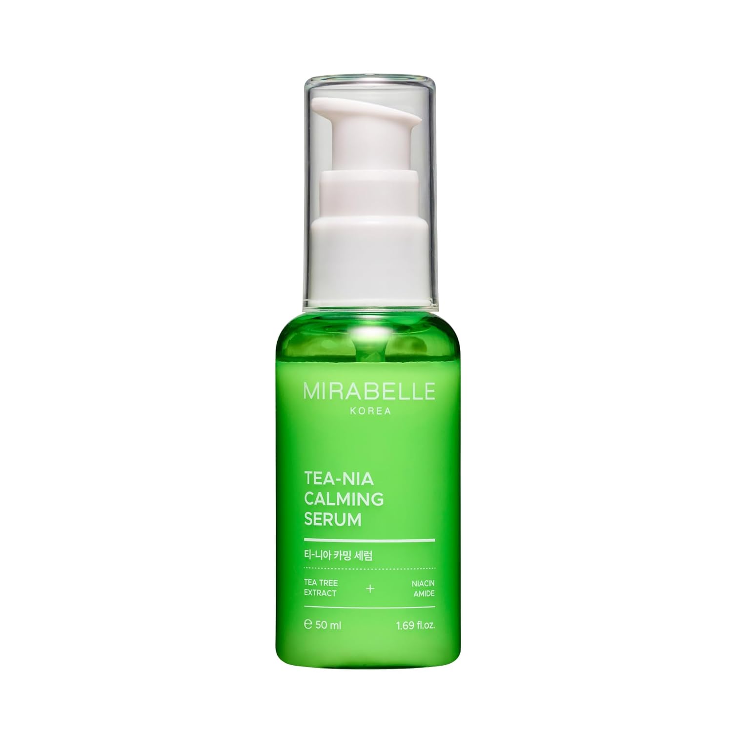 Mirabelle Korea Tea Tree + Niacinamide Serum 50ml | Acne & Oil Control, Pore Minimizing & Skin Clarifying Face Serum for Oily, Combination & Acne-Prone Skin | Korean Skincare for Men & Women
