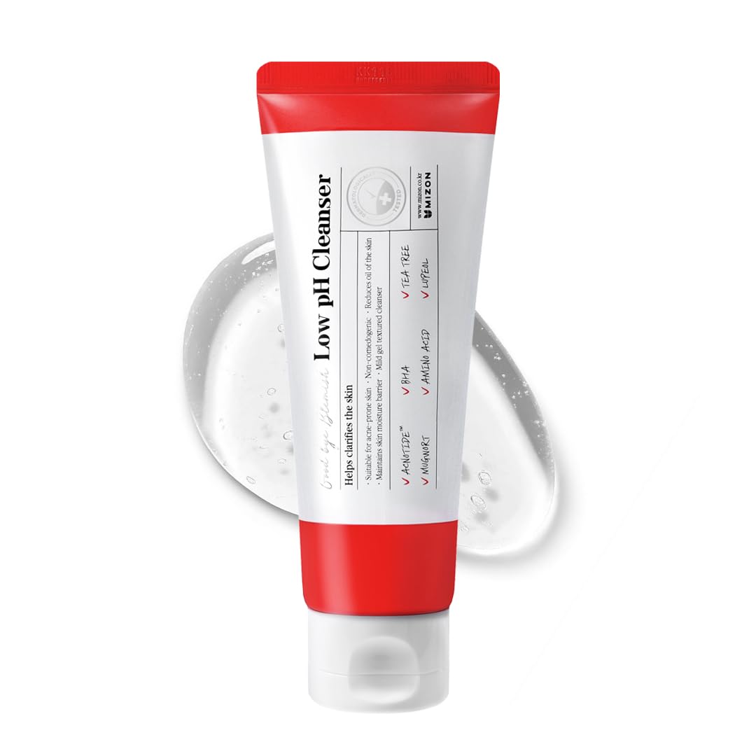 MIZON Good Bye Blemish Low pH Cleanser, Cleanser for troubled skin, Acne Treatment, Breakout Treatment, Korean Skincare, Acne Spot Treatment, Soothing for sensitive skin - 100ml
