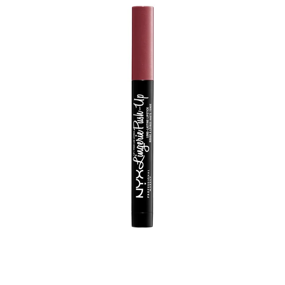 NYX PROFESSIONAL MAKEUP Lip Lingerie Push-Up Long Lasting Plumping Lipstick - French Maid (Mute Mauve)