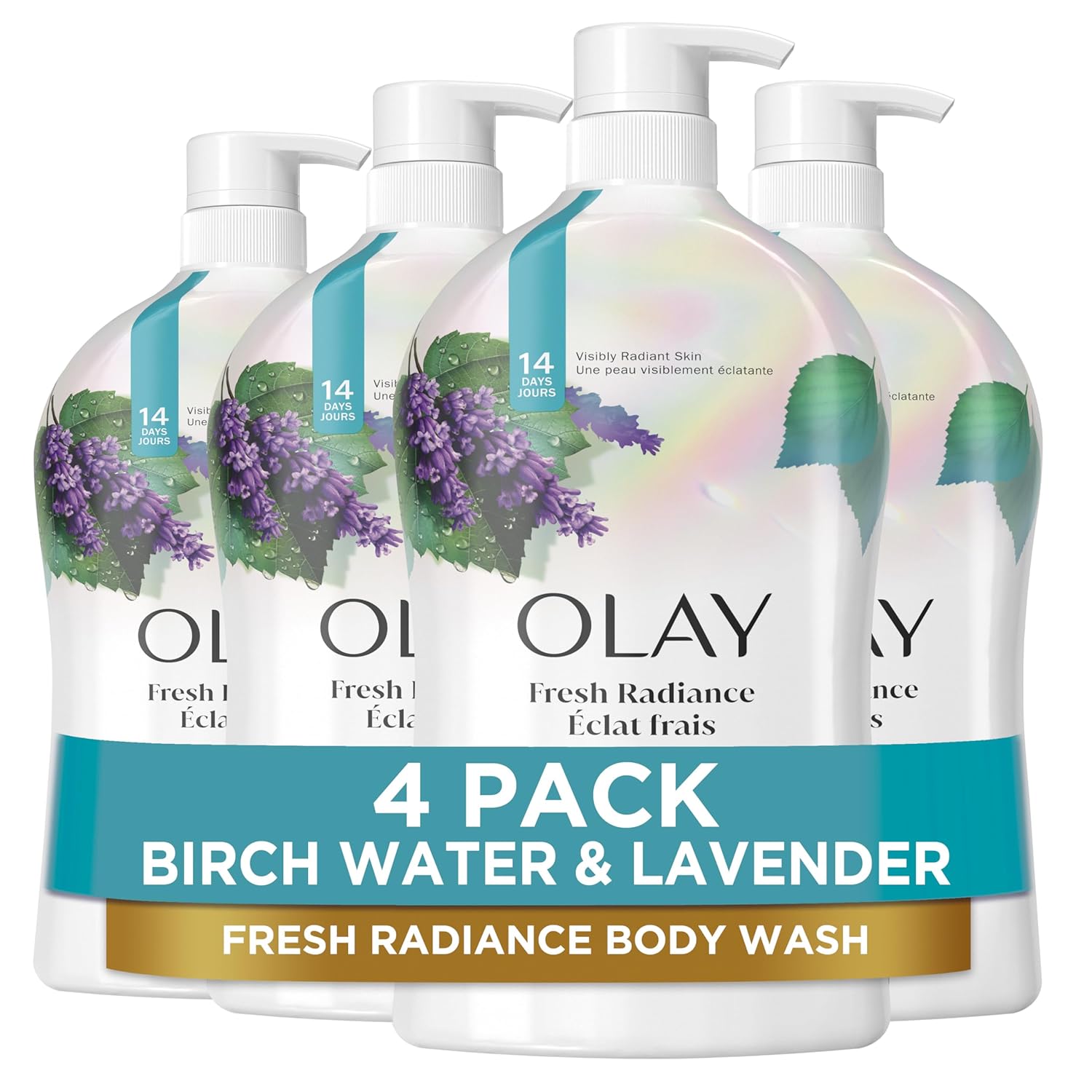 Olay Fresh Outlast Purifying Birch & Lavender Body Wash, 30.0 Ounce