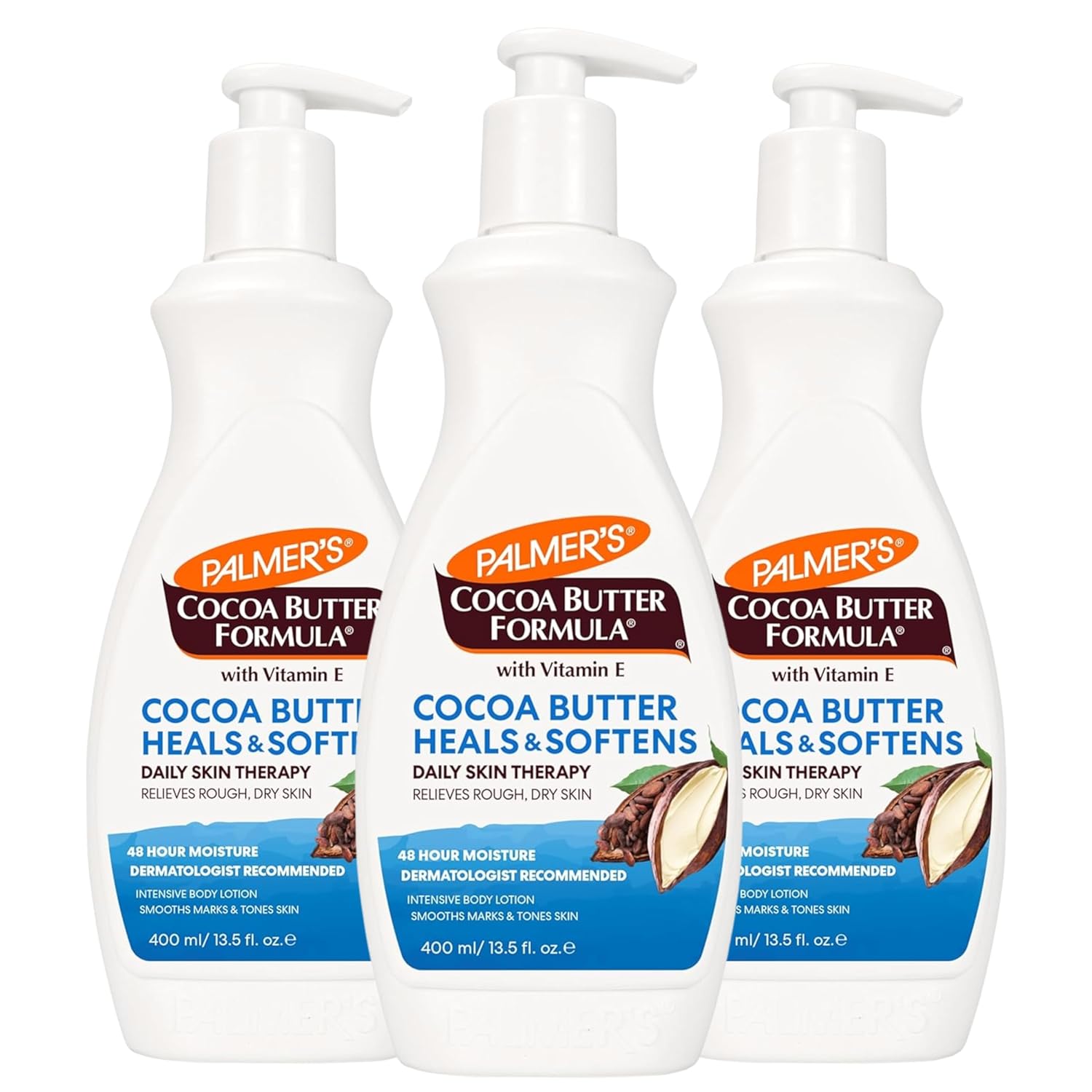 Palmer's Cocoa Butter Formula Body Lotion 400ml (Pack of 3)