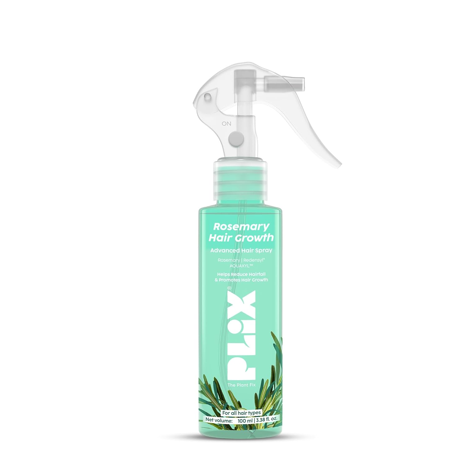 PLIX - THE PLANT FIX Rosemary Advanced Spray for Fuller, Thicker Hair, Redensyl® & Rosemary Extract, Easy to Use, Mess-free, Stimulates Hair Follicles & Promotes Hair Growth, For All Hair Types, 100ml