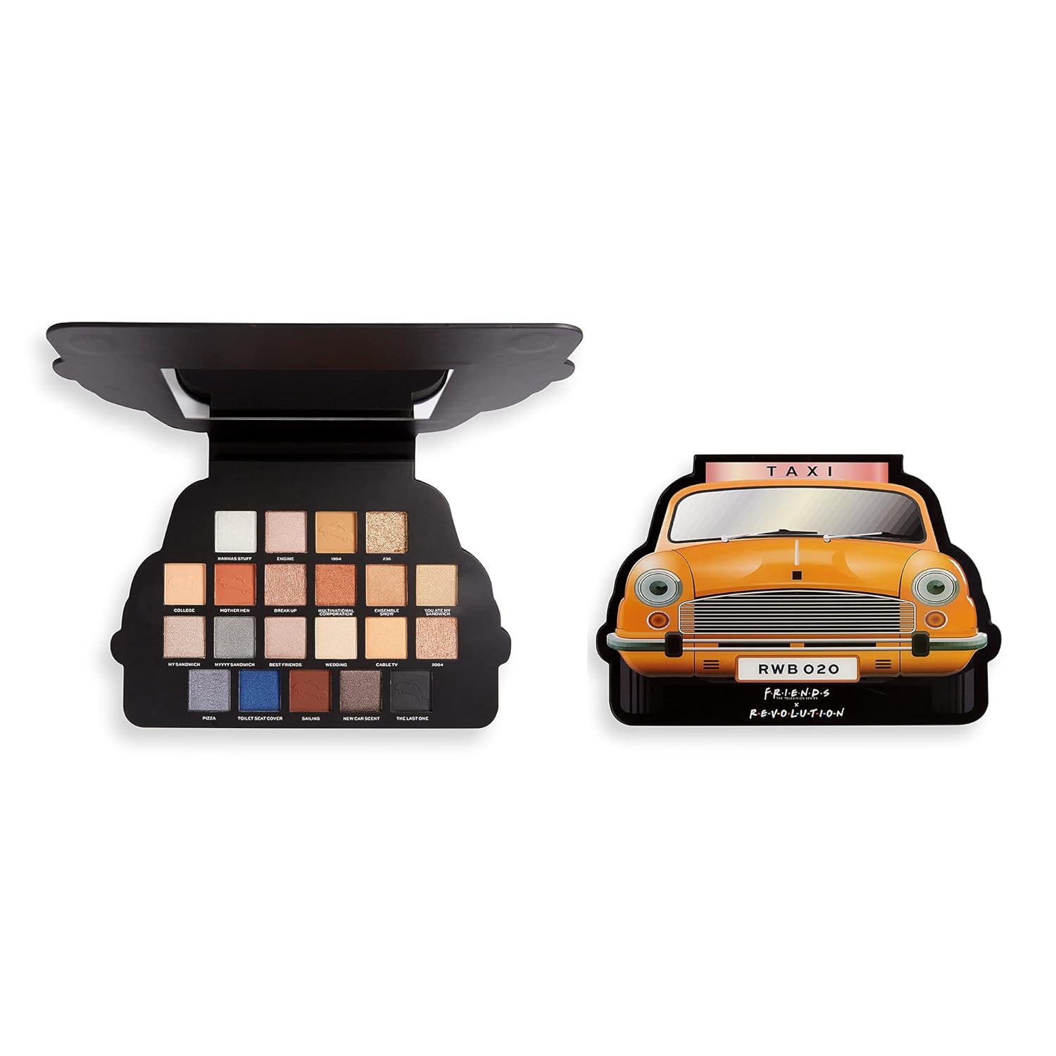 Revolution Beauty London Makeup X Friends Take A Drive Eyeshadow Palette, Multi - 1 Count