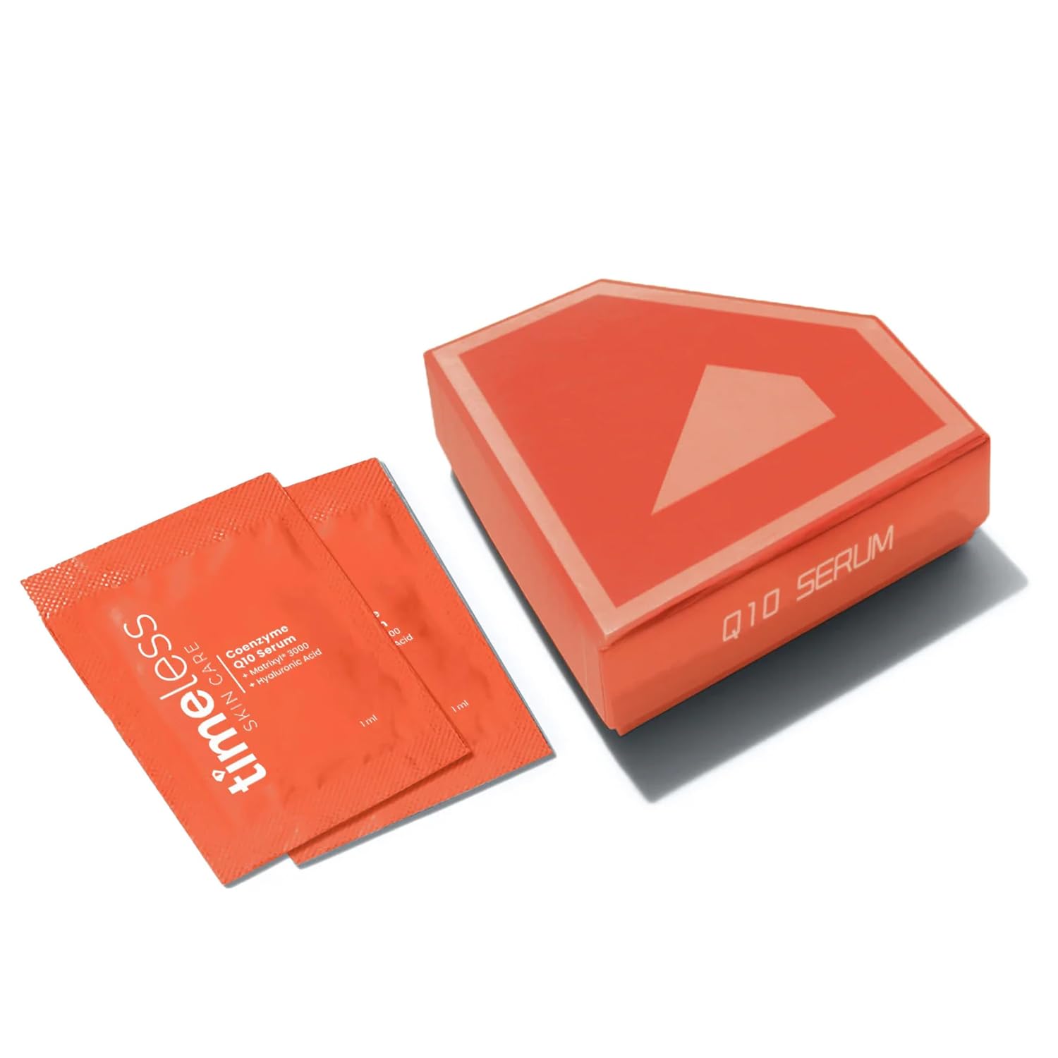 Timeless Skin Care Coenzyme Q10 Serum With Hyaluronic Acid - Restore skin's firmness and texture - Stimulates production of healthy skin cells - Skin Care Serum for Smoothing - Fragrance Free - 28 Single Use Pouches