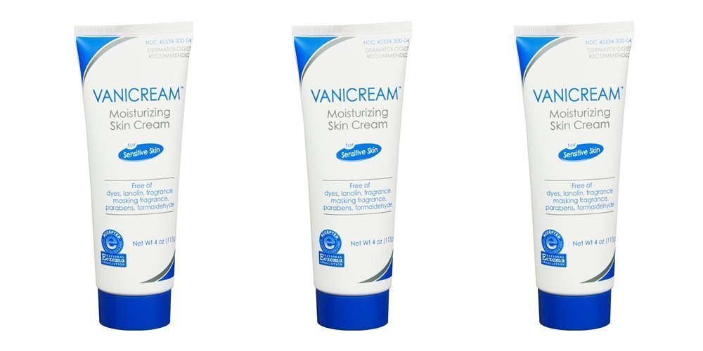 Vanicream Moisturizing Skin Cream For Sensitive Skin 4 Oz (Pack Of 3)