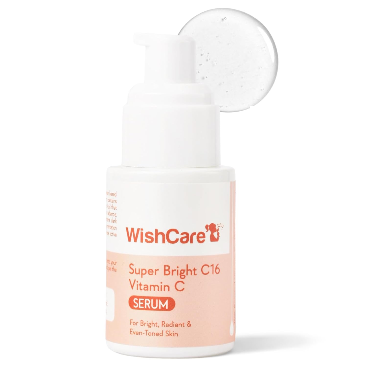 WishCare Super Bright C16 10% Vitamin C Serum For Glowing Skin | With 10% Vitamin C, Niacinamide & Kojic Acid | Face Serum For Women & Men | Reduces Pigmentation & Dark Spots | For Oily Skin, Dry & Combination Skin | 30ml